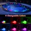 Solar Above Ground Pool Lights,4 Pack Waterproof Swimming Pool Side Light,Outdoor Wireless Inground Pool Lighting,LED Lights for Around Pool