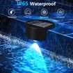Solar Above Ground Pool Lights,4 Pack Waterproof Swimming Pool Side Light,Outdoor Wireless Inground Pool Lighting,LED Lights for Around Pool