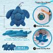 2Pcs Hot Tub Scum Absorber, Scum Turtle Hot Tub Cleaner Hot Tub Accessories Hot Tub Sponge for Scum Reusable Spa and Pool Cleaner