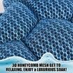 2Pcs Hot Tub Scum Absorber, Scum Turtle Hot Tub Cleaner Hot Tub Accessories Hot Tub Sponge for Scum Reusable Spa and Pool Cleaner