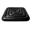 4.2 Ft Black Inflatable Hot Tub Cover, Energy Saving lid for Square Hot Tub with Handle for Outdoor Inflatable Hot Tubs