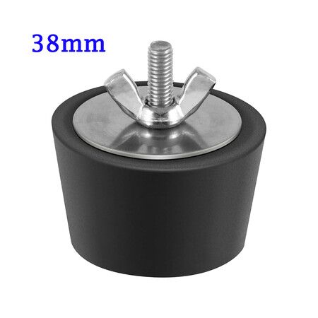 Pool Winterizing Plug Premium 38mm, Swimming Pool Winter Expansion Plugs with SS Screw, Stainless Steel Bolts, Heavy Duty Rubber