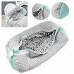 2 Pc Portable Reusable Laundry Shoe Bags for Washing Machine and Dryer, Shoe Cleaning Bag for All Types and Sizes Color Grey
