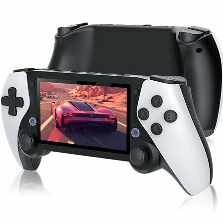 Retro Handheld Game Console  Player 64G TF Card, HD 4.3-inch IPS Screen  25  simulators 20,000+ Classic Video Games Supports TV Connection