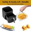 21*21*6CM Square Air Fryer Basket for 5.8QT 6QT COSORI Air Fryer Accessories Instant Vortex Air Fryer Accessories Basket with Handle