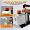 3.5CFM Vacuum Pump 1/3 HP 1 Stage Refrigerant Air Conditioning AC Conditioner HVAC Refrigeration Auto Car Repair Food Clothes Packaging Wine Degassing