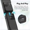 Battery Grip For DJI Osmo Pocket 3 High-Capacity 2800mAh Battery Grip For Longer Shooting (Black)