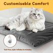 Pet Heating Pad Heated Cat Dog Bed Outdoor Electric Heater Blanket Inflatable Puppy Doggy Mat Warmer 70x40cm Waterproof Bunny Cushion Outside Safe