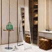 LED Full Length Mirror Floor Vanity Free Standing Body Wall Mounted Hanging Leaning Lighted Hallway Bedroom Dressing Makeup 3 Light Colours 40x2x160cm