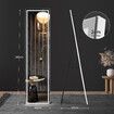 LED Full Length Mirror Floor Vanity Free Standing Body Wall Mounted Hanging Leaning Lighted Hallway Bedroom Dressing Makeup 3 Light Colours 40x2x160cm