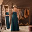 LED Full Length Mirror Floor Vanity Free Standing Body Wall Mounted Hanging Leaning Lighted Hallway Bedroom Dressing Makeup 3 Light Colours 40x2x160cm