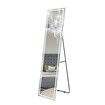 LED Full Length Mirror Floor Vanity Free Standing Body Wall Mounted Hanging Leaning Lighted Hallway Bedroom Dressing Makeup 3 Light Colours 40x2x160cm