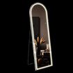 LED Full Length Mirror Vanity Arched Body Dressing Floor Free Standing Hanging Leaning Lighted Wall Lighted Bedroom Hallway 3 Light Colours 50x2x160cm