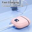 Electric Nail Clipper, USB Rechargeable Automatic Trimmer for Seniors and Kids, 3 Speed Levels, Pink