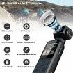 4K Body Camera with External Microphone Mini Cam 270 Rotation Outdoor Sport Bike Travel Police Law Enforcement Christmas Gift 128G SDcard INCLUDE