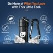 High Fidelity Concert Ear Plugs, Noise Cancelling Silicone Ear Plugs 2 Pairs Great for Concerts Loud Music, Musicians, Motorcycles, Black