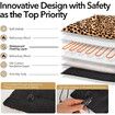 USB Heating Warmer Pad Bed for Cat, Small Dog and Pet, Safe 5V2A Power Bank Battery Operated for Indoor and Outdoor Use, 37 X 47 X 2 cm, Black