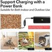 USB Heating Warmer Pad Bed for Cat, Small Dog and Pet, Safe 5V2A Power Bank Battery Operated for Indoor and Outdoor Use, 37 X 47 X 2 cm, Leopard
