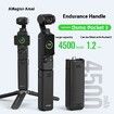 Battery Grip For DJI Osmo Pocket 3 Battery Handle Compatible with Most Action Cameras4500mAh Battery Grip For Longer Shooting (Black)