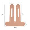 10 Pcs Precut Kinesiology Tape for Knees, Knee Support and Stability, Knee Athletic Tape, Waterproof and Elastic, Beige
