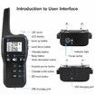 Bark Collar with Remote Control, 3300Ft Training Collar with Beep, Vibration, IPX7 Waterproof Dog Training Collars for Small Medium Large Dogs, Black