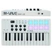 25 Key USB MIDI Keyboard Controller with 8 Backlit Pads,Professional Semi-Weighted Dynamic Bluetooth Keyboard,8 Knobs For Music Production