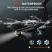 Dual Lens Borescope Camera with Light 1920P HD Endoscope Inspection Camera IP67 Waterproof Scope Cam with 4.3 Inch IPS Screen Flexible Plumbing Snake Cam