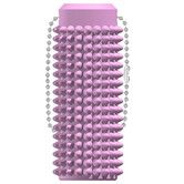 Little Ouchies Fidget Pocket-Sized Stim Keychain with Spiky Grippie Design,Anxiety Stress Relief Sensory Toy,Unique Gifts for Friends Family (Pink)