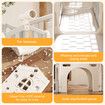 8in1 Kids Slide Set Ladder Steps Indoor Playground Basketball Hoop Activity Centre Play Climber Telescope Ring Toss Game Tunnel Outdoor Toys Playset