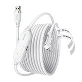 VR Charging Link Cable 5 Meters Compatible with Meta Quest 3S/Quest 3/Oculus Quest 2/Pico 4 Accessories and PC/SteamVR