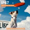2Pcs Anti Bark Shock Collar for Dogs, Rechargeable Dog Training Collar with Remote for Small Medium Large Dogs with Beep, Vibration, Safe Shock Mode, White