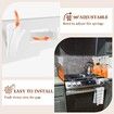2 Pack Expandable Stainless Steel Stove Counter Gap Covers,Retractable to Fill the Gap Between Stove and Countertop Color Silver