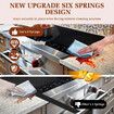 2 Pack Expandable Stainless Steel Stove Counter Gap Covers,Retractable to Fill the Gap Between Stove and Countertop Color Black