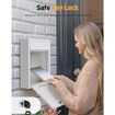 Wall Mount Mailbox, Locking Large Mailbox with Key Lock, Safe Key Drop Box, Steel Cash Drop Box for Home Office School, 22 x 8 x 32 cm , White