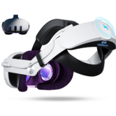 Head Strap with Battery Pack Extend 8H Playtime, Fast Charging VR Accessories,Adjustable Elite Strap Replacement Accessories for Quest 3s,Quest 3