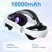 Head Strap with Battery Pack Extend 8H Playtime, Fast Charging VR Accessories,Adjustable Elite Strap Replacement Accessories for Quest 3s,Quest 3