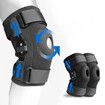 Hinged Knee Brace for Men and Women, Knee Brace with Side Stabilizers,Knee Compression Sleeves and Stability Straps for ACL,LCL,Arthritis(1 Pack-Szie L)