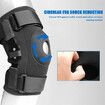 Hinged Knee Brace for Men and Women, Knee Brace with Side Stabilizers,Knee Compression Sleeves and Stability Straps for ACL,LCL,Arthritis(1 Pack-Szie L)