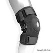 Hinged Knee Brace for Men and Women, Knee Brace with Side Stabilizers,Knee Compression Sleeves and Stability Straps for ACL,LCL,Arthritis(1 Pack-Szie L)