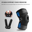 Hinged Knee Brace for Men and Women, Knee Brace with Side Stabilizers,Knee Compression Sleeves and Stability Straps for ACL,LCL,Arthritis(1 Pack-Szie L)