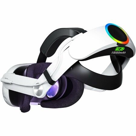 Head Strap with Battery Adjustable Head Strap Enhanced Support and Balance in VR Brand