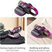 120W Handheld Cordless Vacuum Cleaner With Dust Mite Removal 8500Pa Power 260ml Dust Box For Home Hard Floor Carpet Pet Hair Color White