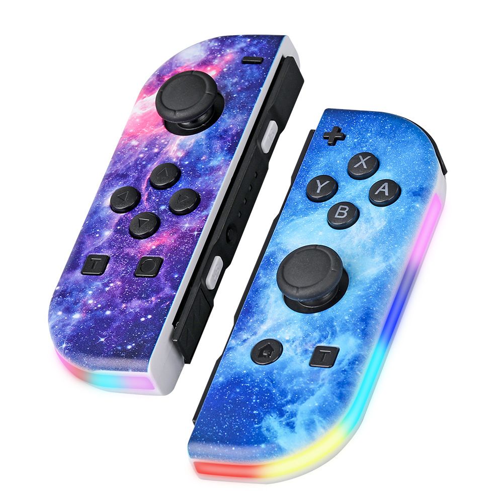 Compatible with Nin-tendo Switch Controller, Replacement Switch Controllers for Switch/Lite/OLED, Support Dual Vibration/6-Axis Gyro/Wake-up, Blue