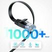 Cat 6 Ethernet Cable, 5 Meters Flat High Speed Internet and Network Cable, RJ45 Connectors,Professional LAN Cable,Shielded for Indoor and Outdoor Use