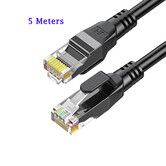 Cat 6 Ethernet Cable, 5 Meters Flat High Speed Internet and Network Cable, RJ45 Connectors,Professional LAN Cable,Shielded for Indoor and Outdoor Use