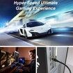 Cat 8 Ethernet Cable, 10 Meters High Speed Heavy Duty 26AWG Cat8 LAN Network Cable 40Gbps, 2000Mhz with Gold Plated RJ45 Connector for Router Gaming Modem