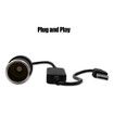 USB A Male to 12V Car Cigarette Lighter Socket Female Converter Cable, 30CM, 8W Max
