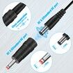 USB to DC 12V Step Up Power Cable 60 CM , DC Jack 5.5 x 2.5mm and 3.5 x 1.35mm USB Boost Converter with LED Indicator