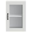 Kitchen Wall Cabinet with Glass Door Porto White