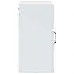 Kitchen Wall Cabinet with Glass Door Porto White